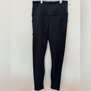 90 Degree By Reflex High Waist Fleece Lined Leggings with Side Pockets